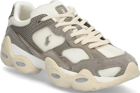 Polo Ralph Lauren Nylon/Nubuck/Suede Trackstr 300 Sk EARTH GREY 47