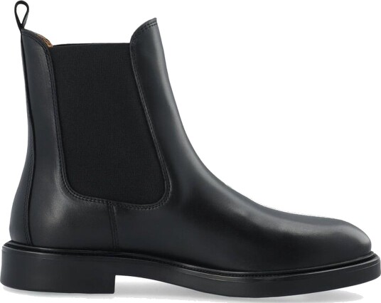 Bianco Adda Chelsea Boot Smooth Leather Sort 37