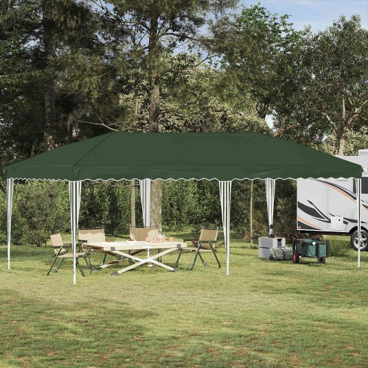 vidaXL Pop up Festtelt 575 x 290 x 245 cm Grønn vidaXL Pop up Festtelt 575 x 290 x 245 cm Grønn