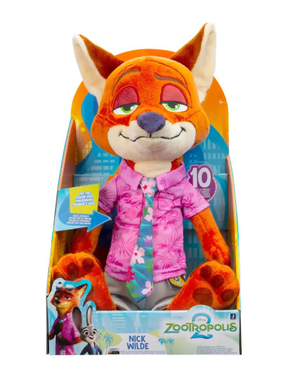 MAKI Zootropolis Feature Plush 35 Cm Nick Wilde Orange ONE SIZE