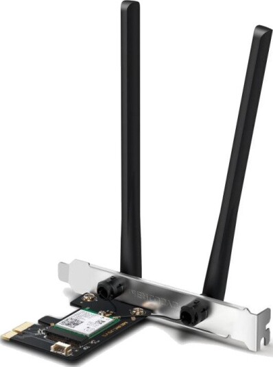Mercusys MA80XE PCIe Nettverkskort WiFi 6 AX3000 Bluetooth 5.2 WPA3