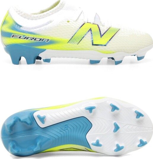 New Balance Furon V9 Team Junior Fg White 28