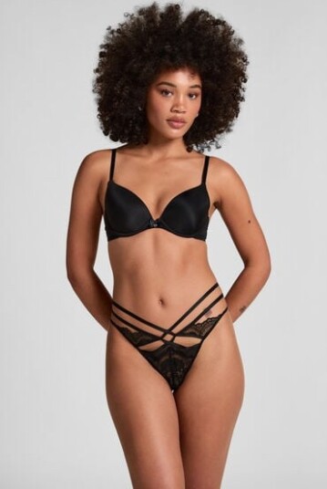 Hunkemöller G streng Janine Svart