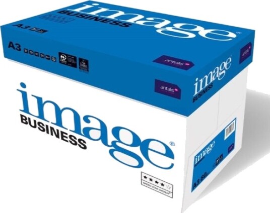 Image Business Hvid Kopipapir Træfri Ecf 80G/M2 420Mm X 297Mm A3 Bred Bane Pakke A 500 Ark 70 5 Stk. Image Business Hvid Kopipapir Træfri Ecf 80G/M2 420Mm X 297Mm A3 Bred Bane Pakke A 500 Ark 70 5 Stk.