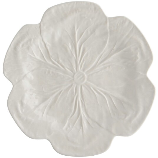 Bordallo Pinheiro Cabbage Middagstallerken Ø26,5 Cm Tallerkener Steingods Branco 65016700 Bordallo Pinheiro Cabbage Middagstallerken Ø26,5 Cm Tallerkener Steingods Branco 65016700