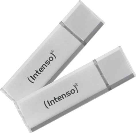 Intenso Ultra Line USB-minne 64 GB USB-A 3.2 2-pk Sølv Intenso Ultra Line USB-minne 64 GB USB-A 3.2 2-pk Sølv