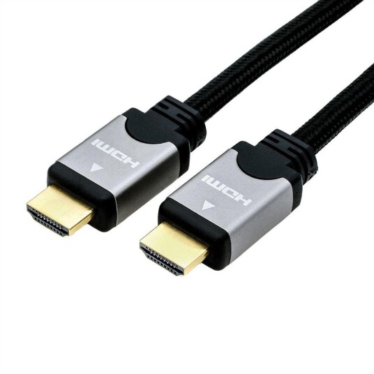 ROLINE SILVER HDMI HS Cable+Ethernet. M/M. 3.0m Factory Sealed