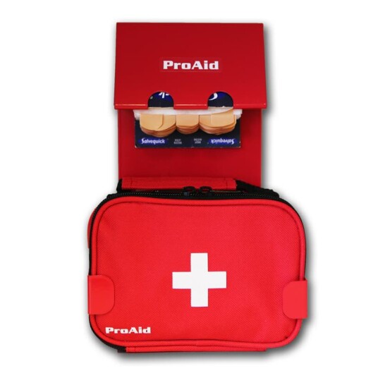 Proaid 2925 Førstehjelpsett med førstehjelpskilt. Førstehjelp