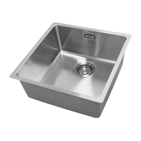 Kjøkkenvask Strand Stainless STX40 E Pressad Enkelvask for Underliming