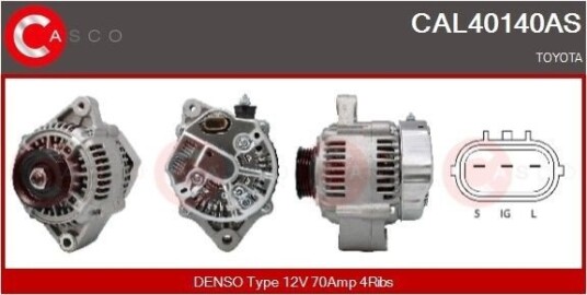 Dynamo CASCO CAL40140AS