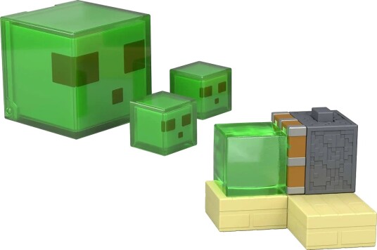 Minecraft Redstone Klissete Stempelfelle Grønn Plast for 6 År