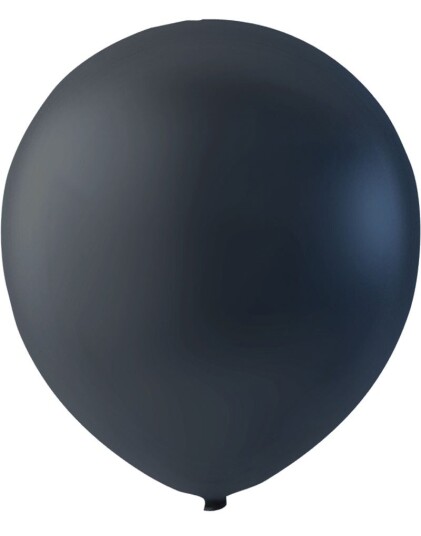 Partydeco 50 stk 30 cm Svarte Ballonger