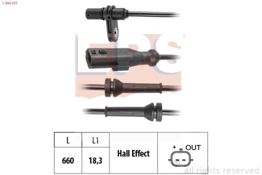 EPS 1.960.337 Sensor ABS