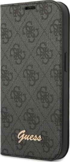 Guess Deklas Gubkp14lhg4shk Til Apple Iphone 14 Pro 6,1" Bokdeksel 4G Vintage Gold Logo - Svart