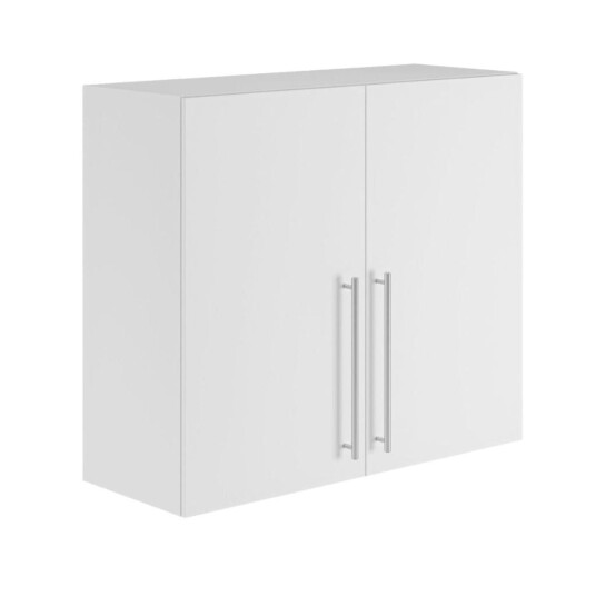 Alterna Vaskerom: Overskap B60-80xd30xh72cm m/2 Dører Hvit / 60cm Alterna Vaskerom: Overskap B60-80xd30xh72cm m/2 Dører Hvit / 60cm