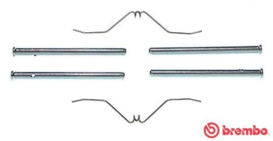 Tilbehørsett, skivebremse belegg BREMBO A 02 264 Tilbehørsett, skivebremse belegg BREMBO A 02 264