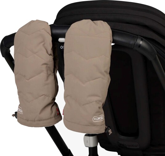 Voksi Vognvotter Dun med Fleece og Vannavvisende Ytterstoff, Walnut