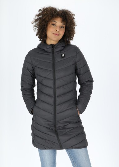 X-Trail Colorado Lightweight Hooded Coat W Charcoal 40 Vinterjakker X-Trail Colorado Lightweight Hooded Coat W Charcoal 40 Vinterjakker