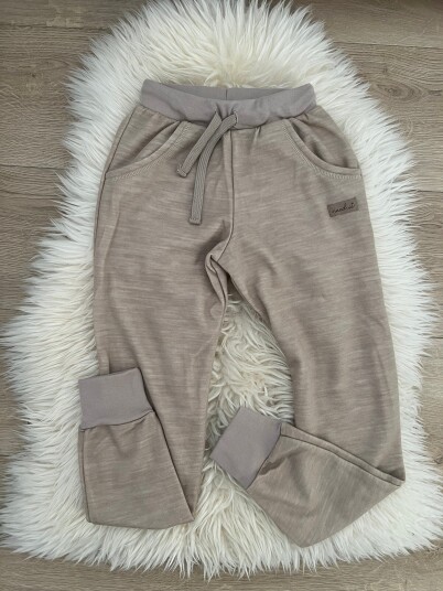 Need it   Bukse i ull/bambus "DIGG" Sand
