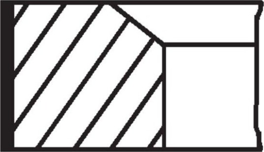 Stempelringsett MAHLE 028 RS 00131 0V0 Stempelringsett MAHLE 028 RS 00131 0V0
