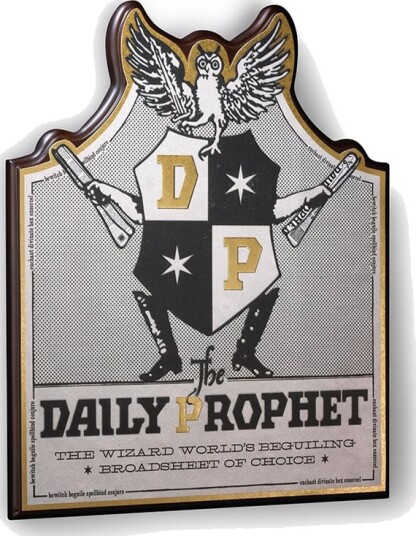 Noble Collection - Harry Potter - Daily Prophet Wall Plaque