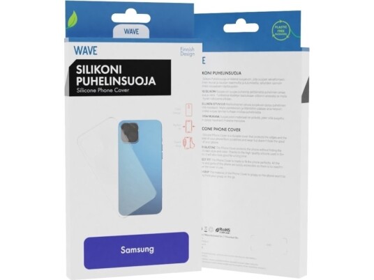Wave Silikondeksel, Samsung Galaxy A52 / A52 5G / A52s, Gjennomsiktig Wave Silikondeksel, Samsung Galaxy A52 / A52 5G / A52s, Gjennomsiktig