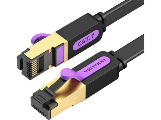 Vention Icabi 3M Flat Cat.7 Network Cable Black