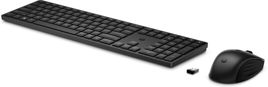 HP 650 Trådløst Tastatur og Mus Combo Full størrelse Sort HP 650 Trådløst Tastatur og Mus Combo Full størrelse Sort