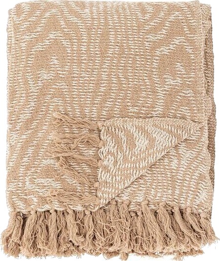 Bloomingville Pledd Okapi 160x130 cm brun Bloomingville Pledd Okapi 160x130 cm brun