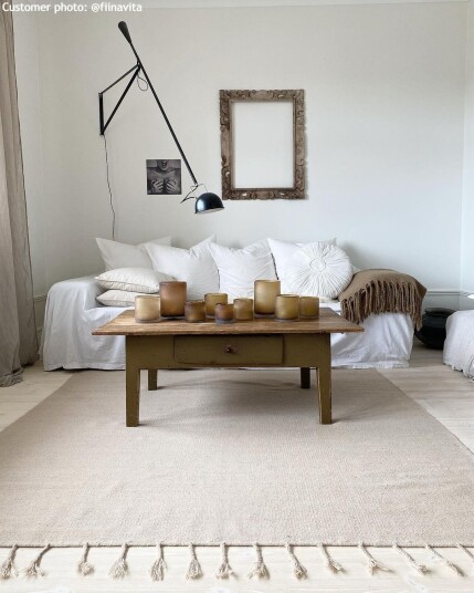 Ullteppe Malana beige Størrelse: 160 x 230 cm Ullteppe Malana beige Størrelse: 160 x 230 cm