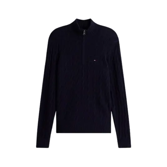 Tommy Hilfiger Herre Strikkevarer Blå M,