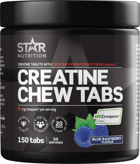 Star Nutrition Creatine Chew Tabs Blue Raspberry 150pcs