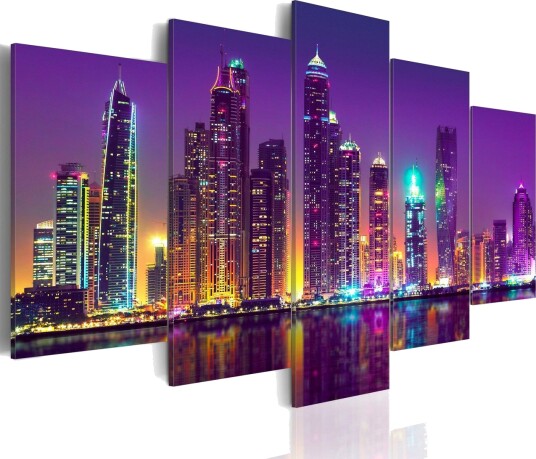 Bilde Purple Nights 100x50 Artgeist sp. z o. o.