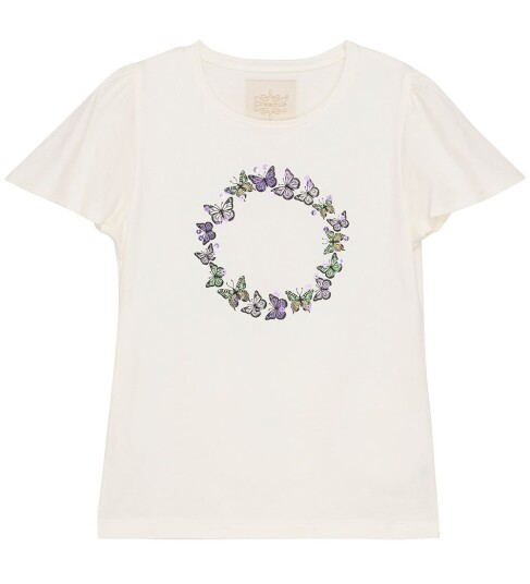 Creamie T-Shirt Ss White 116