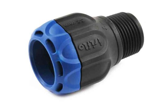 Isiflo Sprint 40 mm x 1" Tippunion Kompositt Rørdel for Hydraulikk og Tilbehør