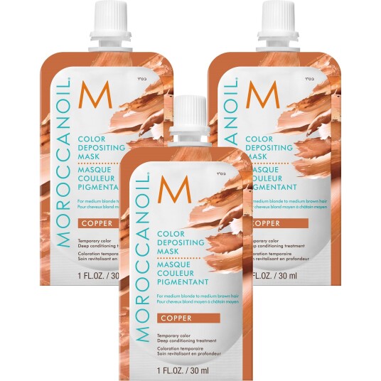 Moroccanoil Color Depositing Mask Copper 30 ml x 3
