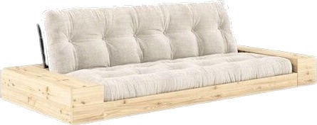 Karup Design Base Sovesofa Med Sideboks Svart Natt/510 Elfenben
