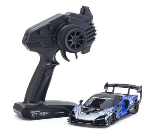 Kyosho 32340BL Mini-Z RWD McLaren Senna GTR Blue W-MM/KT531P