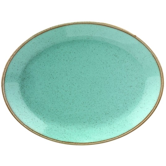 Vega Serveringsfat Sidina ovalt 31x23.5x3.1 cm Turkis Oval 6 Stykk / Forpakning