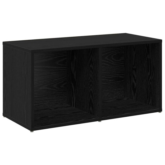  TV benksett 2 pcs Svart eik 72 x 35 x 36.5 cm Konstruert tre