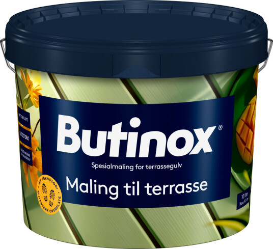 Butinox Terrassemaling Hvit 9l Butinox Terrassemaling Hvit 9l