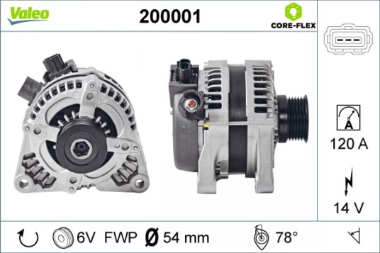 Dynamo VALEO 200001 Dynamo VALEO 200001