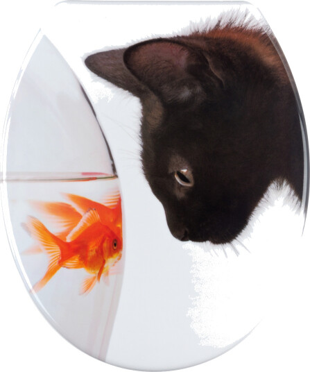WENKO TOALETTSETE FISH AND CAT WENKO TOALETTSETE FISH AND CAT