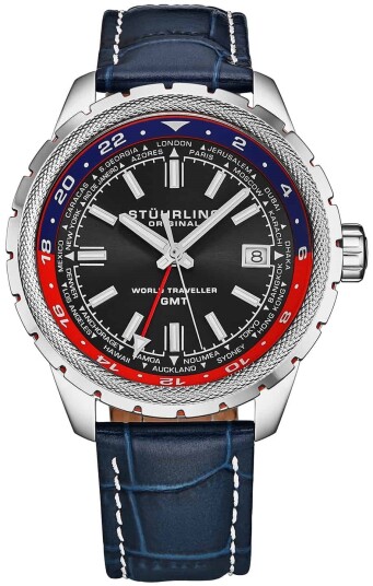 Stührling Original Herreklokke 1014.04 Aviator Global Voyager Stührling Original Herreklokke 1014.04 Aviator Global Voyager
