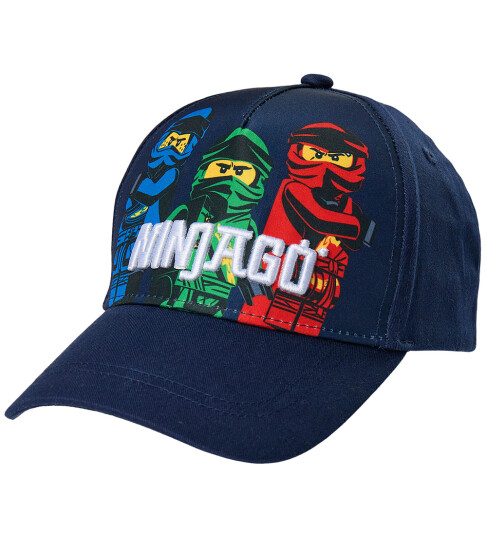 LEGO® Ninjago Caps LWAris 102 Dark Navy m. Ninjaer LEGO® Wear 50 52 cm Caps Blå