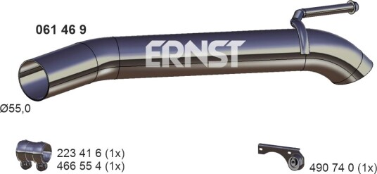 Eksosrør ERNST 061469