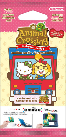 Animal Crossin New Leaf + Sanrio amiibo Cards Pack