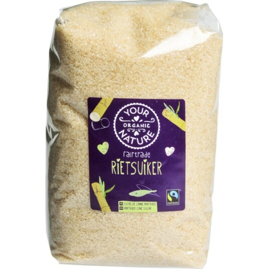 Your Organic Nature fairtrade rørsukker 1 kg Your Organic Nature fairtrade rørsukker 1 kg
