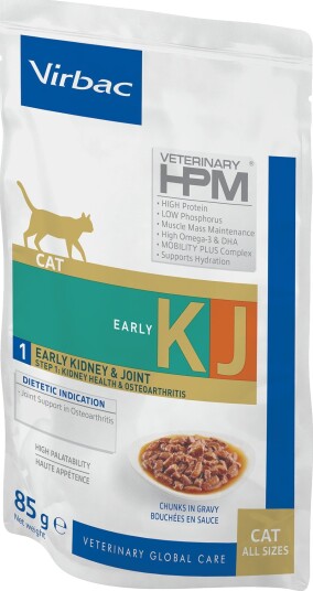 Virbac Våtfôr Veterinary Cat Early Kidney & Joint Kj1 12 X 85 G Virbac Våtfôr Veterinary Cat Early Kidney & Joint Kj1 12 X 85 G