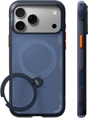 Torras Ostand Q3 Air Mobildeksel MagSafe for iPhone 18 Pro Max - Dyp Blå